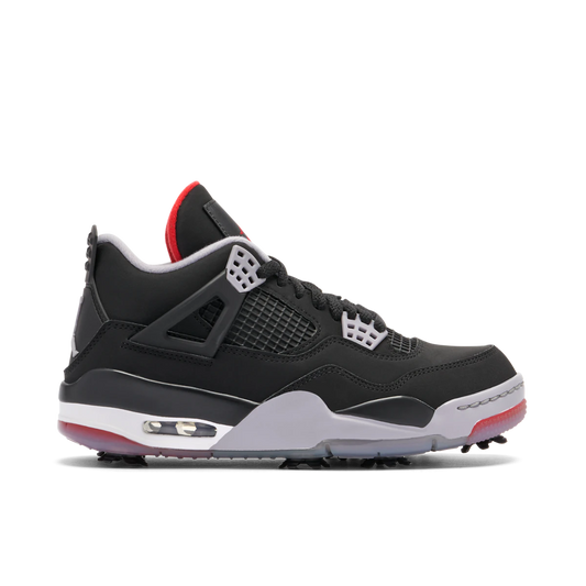 Jordan 4 Retro Golf Bred by Jordan's in Shoes. Available at KershKicks for £250.00. A must-have for fans of Jordan's looking to elevate their style with this Shoes.