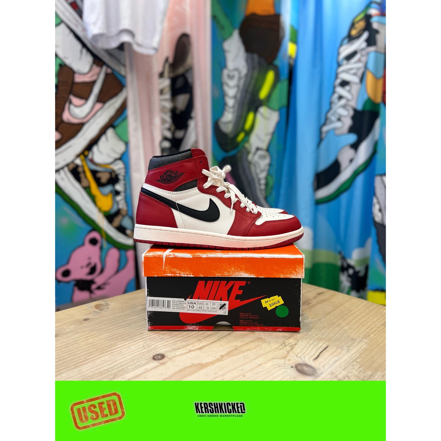 Nike Jordan 1 High Lost & Found UK 9