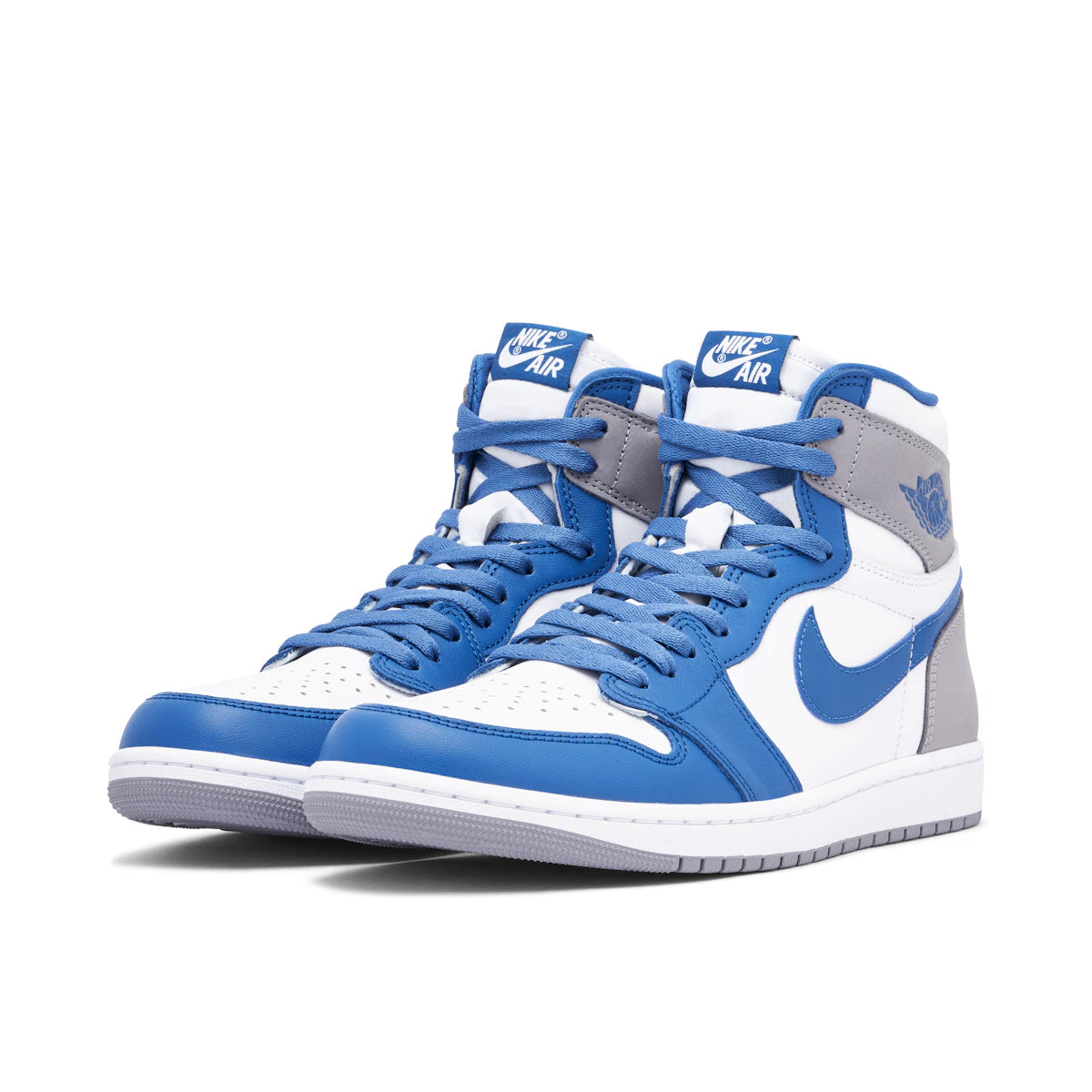 Jordan 1 High OG True Blue by Jordan's in Shoes. Available at KershKicks for £200.00. A must-have for fans of Jordan's looking to elevate their style with this Shoes.