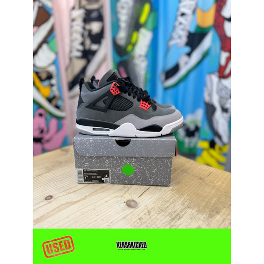 Jordan 4 Infrared UK 6.5 by Jordan's in Shoes. Available at KershKicks for £145.00. A must-have for fans of Jordan's looking to elevate their style with this Kershkicked.