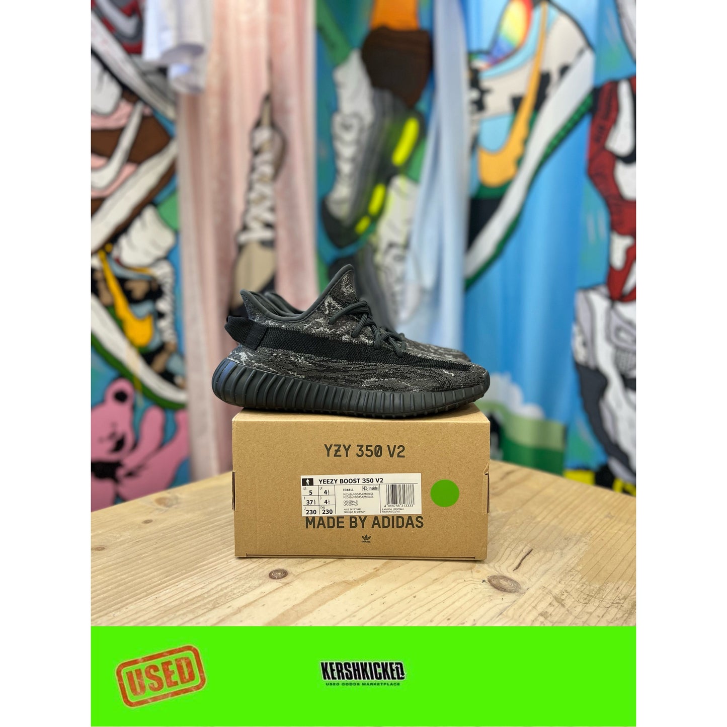 Yeezy 350 Mx Dark Salt UK 4.5