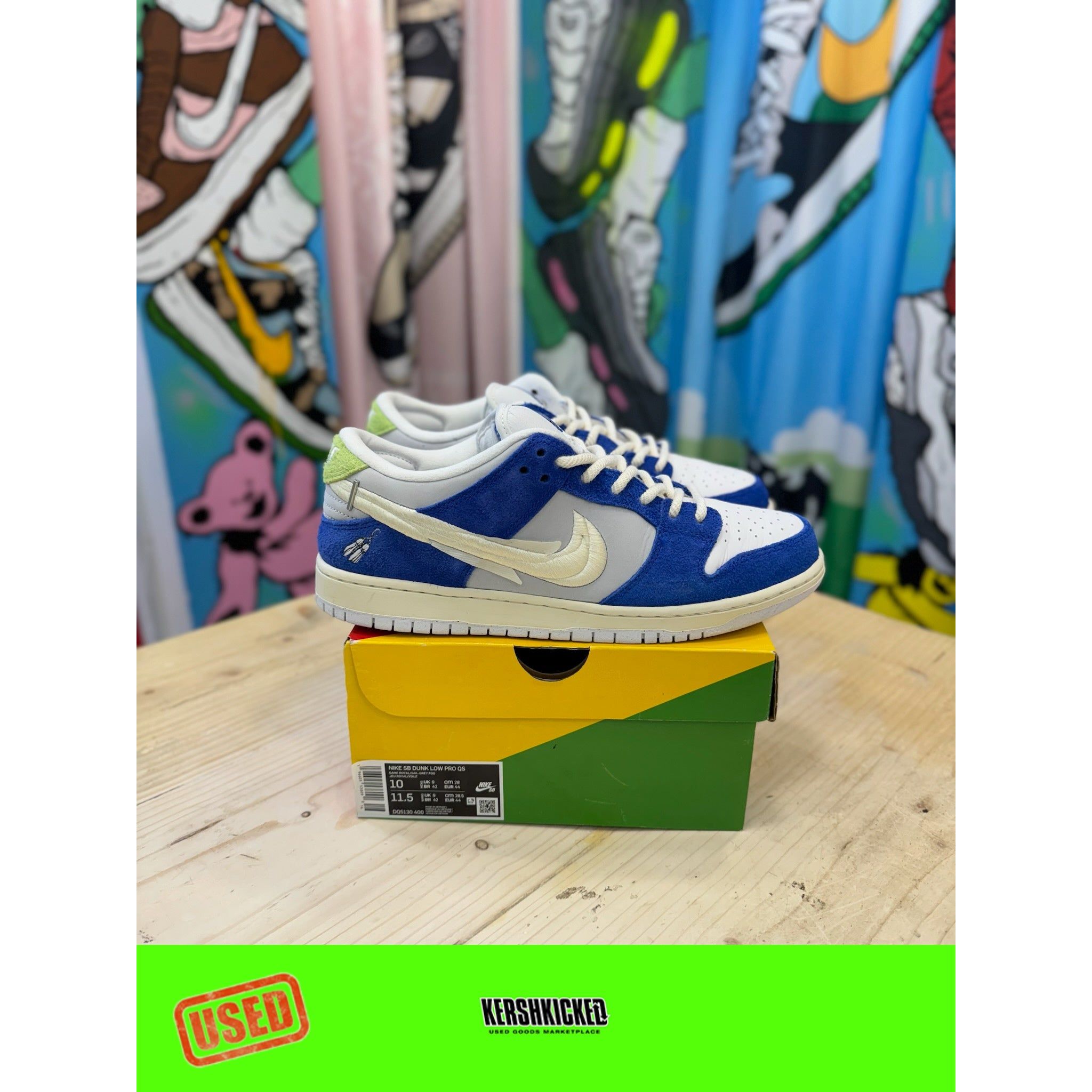 Nike SB Dunk Low Pro Fly Streetwear Gardenia UK 9