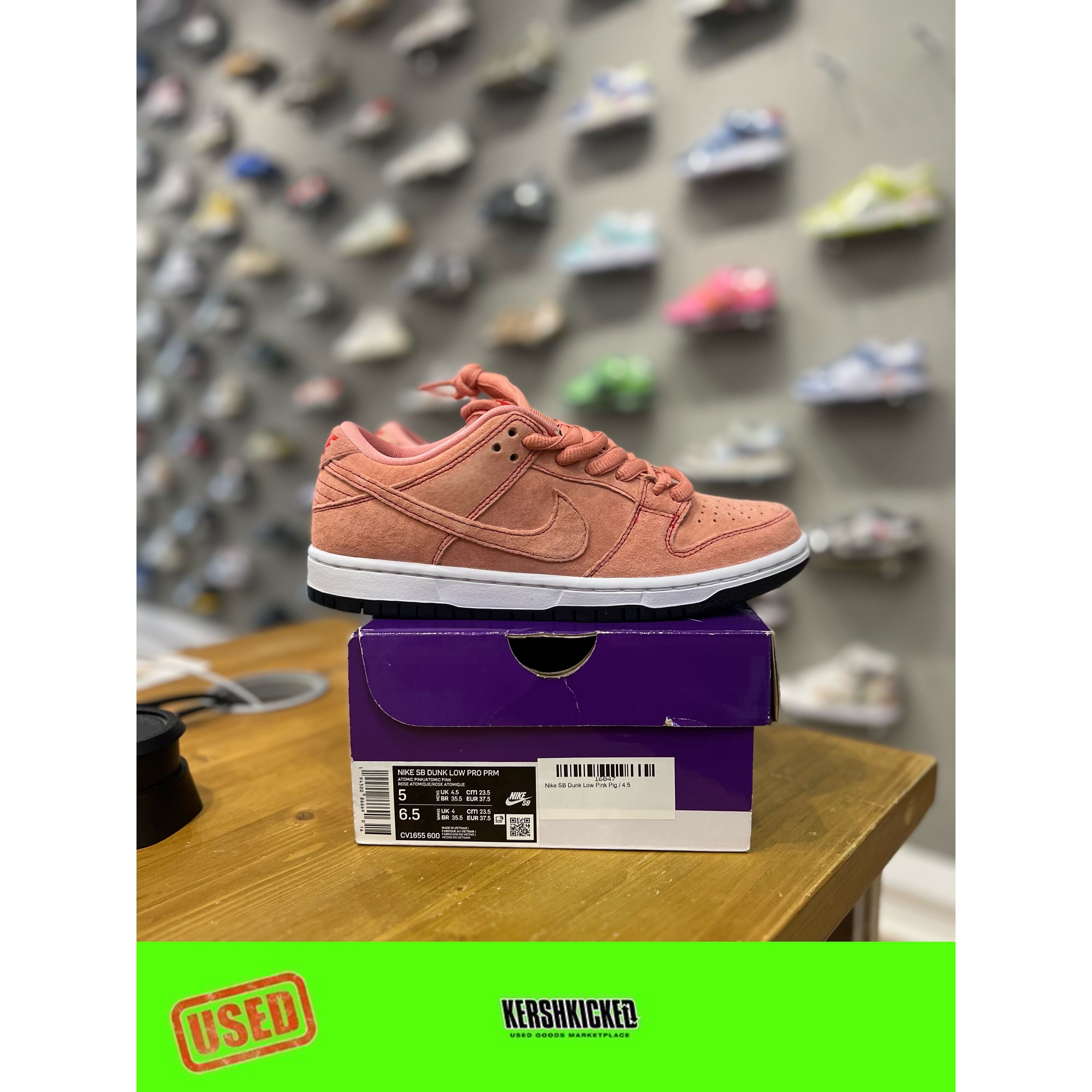 Nike SB Dunk Low Pink Pig UK 4.5 Nike KershKicks