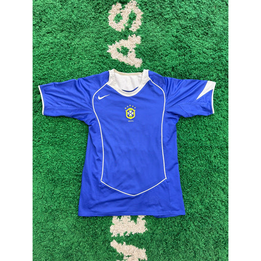 Brazil 2002 Away Shirt XS 9/10 by KershKits in Clothing. Available at KershKicks for £75.00. A must-have for fans of KershKits looking to elevate their style with this Kits.