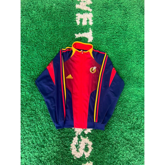 Spain 2008/10 Adidas Track Jacket M/L by KershKits in Clothing. Available at KershKicks for £50.00. A must-have for fans of KershKits looking to elevate their style with this Kits.