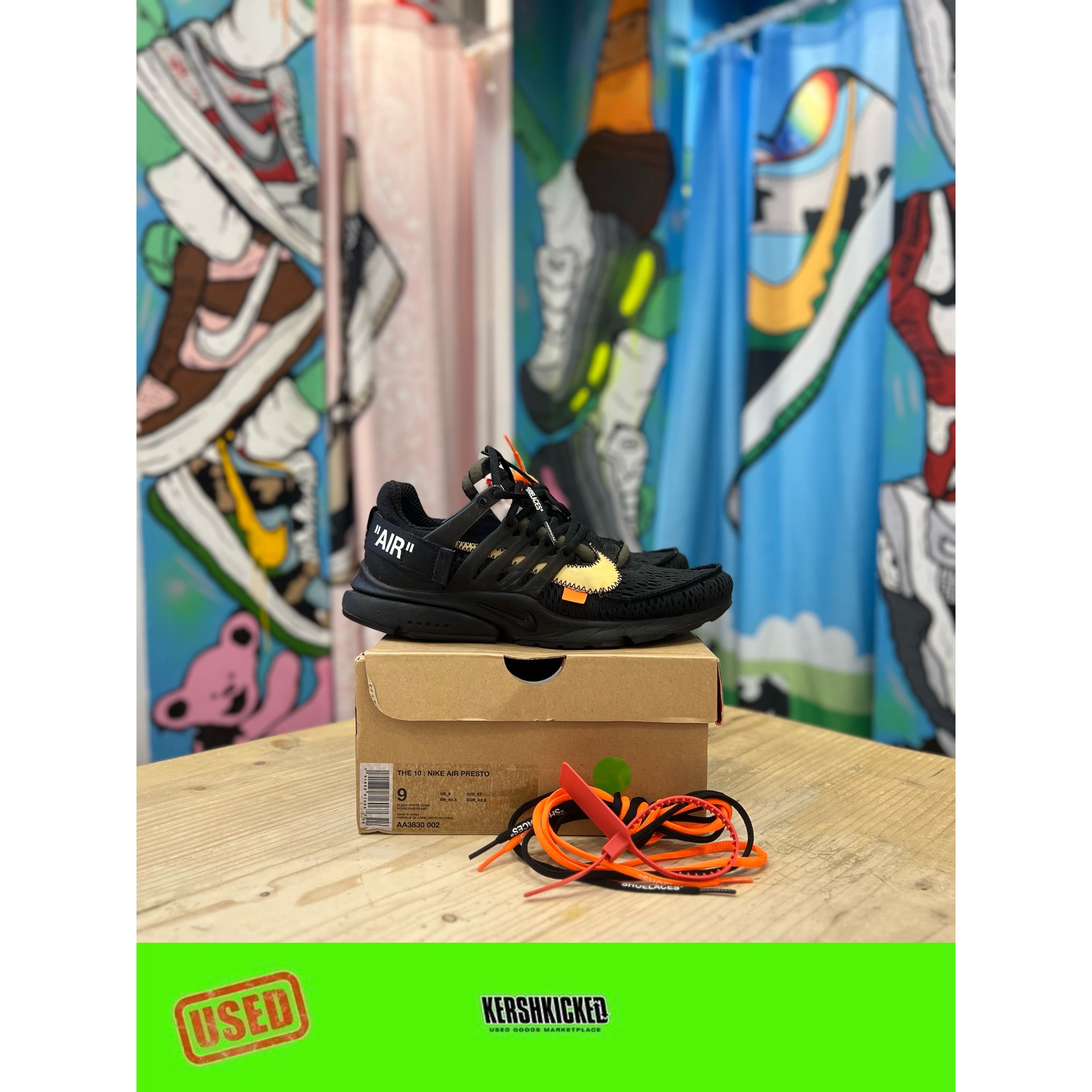 Presto off white laces best sale