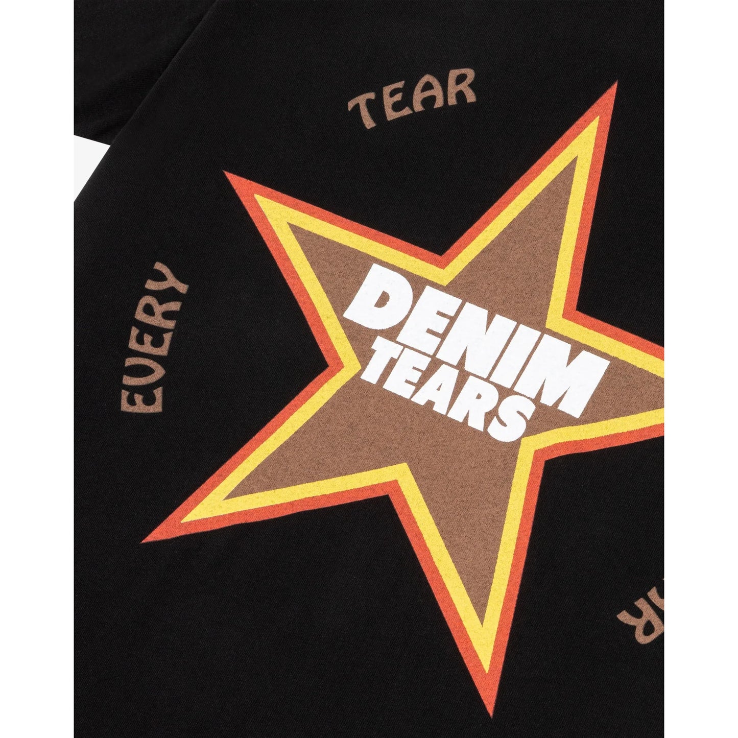 Denim Tears Every Tear Is A Star Tee Black