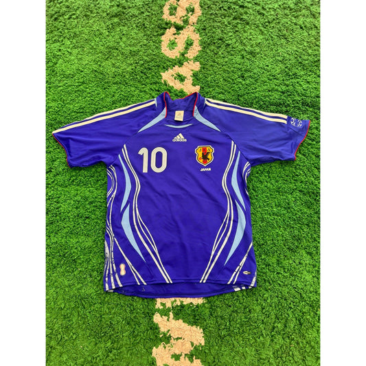 Japan Home Shirt 2006-2008 #10 Nakamura L 7.5/10 by KershKits in Clothing. Available at KershKicks for £85.00. A must-have for fans of KershKits looking to elevate their style with this Kits.