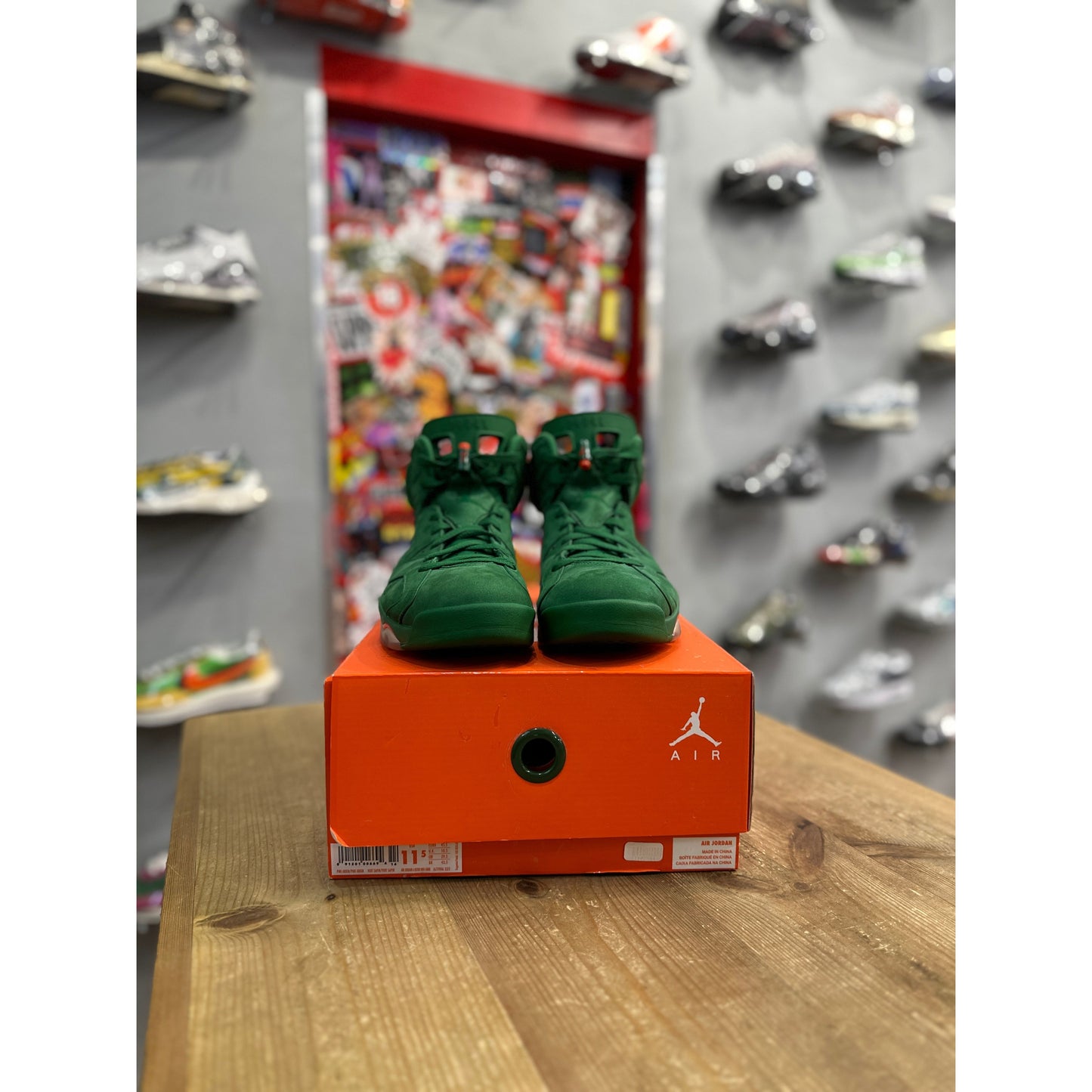 Jordan 6 Retro Gatorade Green UK 10.5