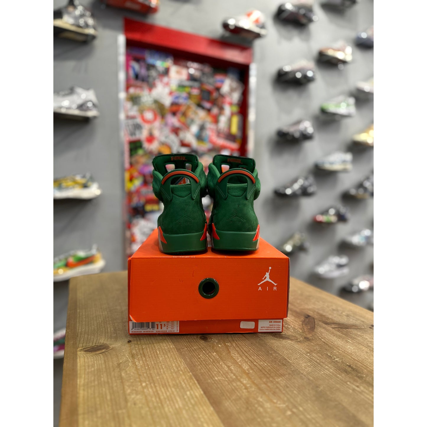 Jordan 6 Retro Gatorade Green UK 10.5