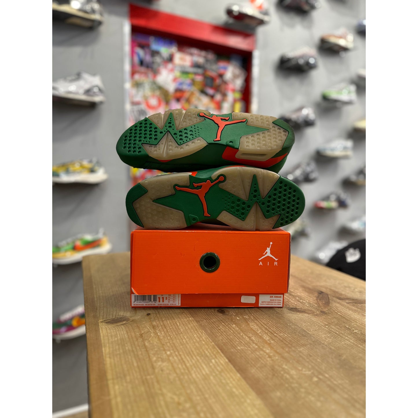 Jordan 6 Retro Gatorade Green UK 10.5