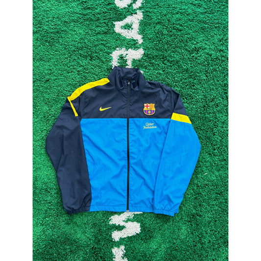 Barcelona Training Jacket 2012-2013 XL by KershKits in Clothing. Available at KershKicks for £65.00. A must-have for fans of KershKits looking to elevate their style with this Kits.