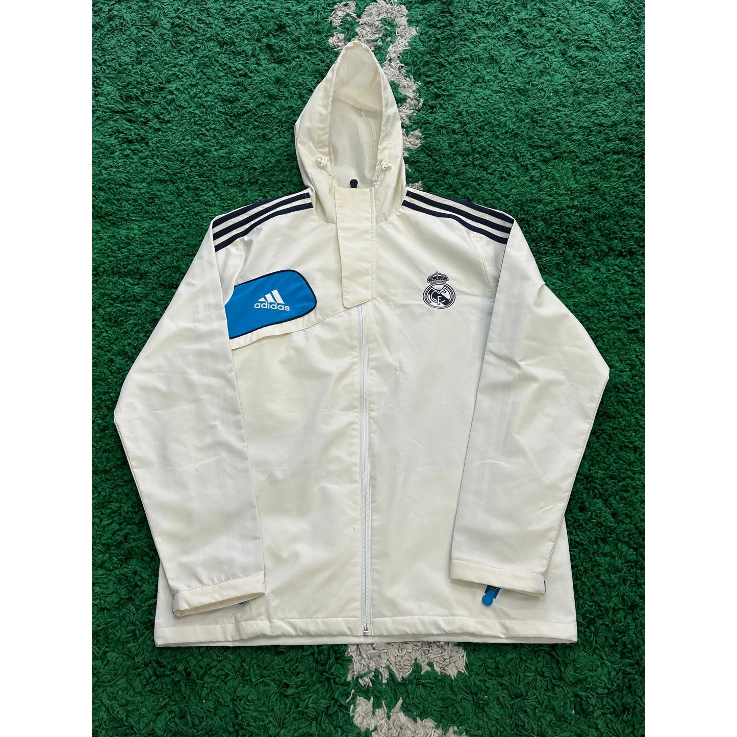 Adidas Real Madrid Track Jacket 2012-2013 M by KershKits in Uncategorized. Available at KershKicks for £75.00. A must-have for fans of KershKits looking to elevate their style with this Kits.