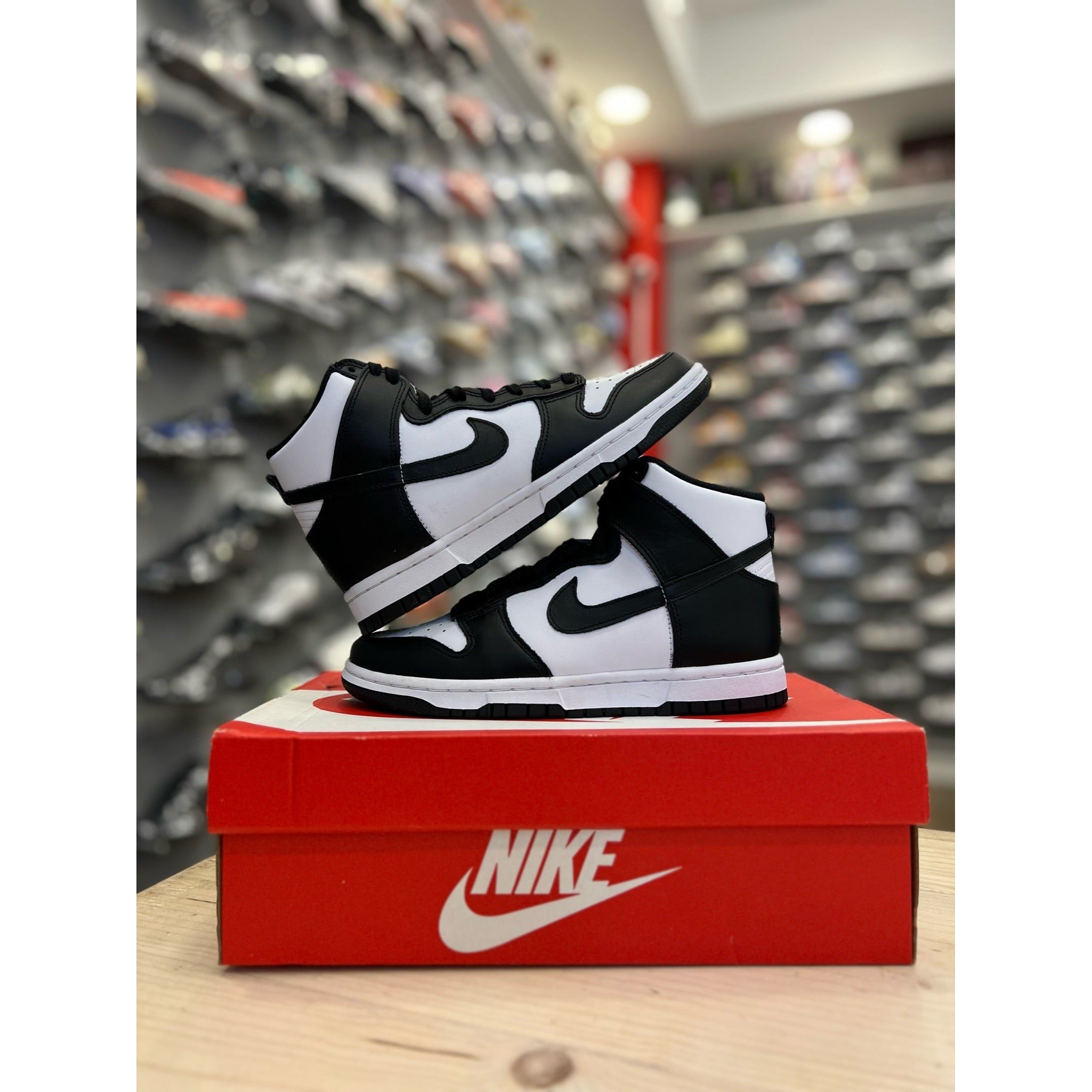 Nike Dunk High Panda Red Label W