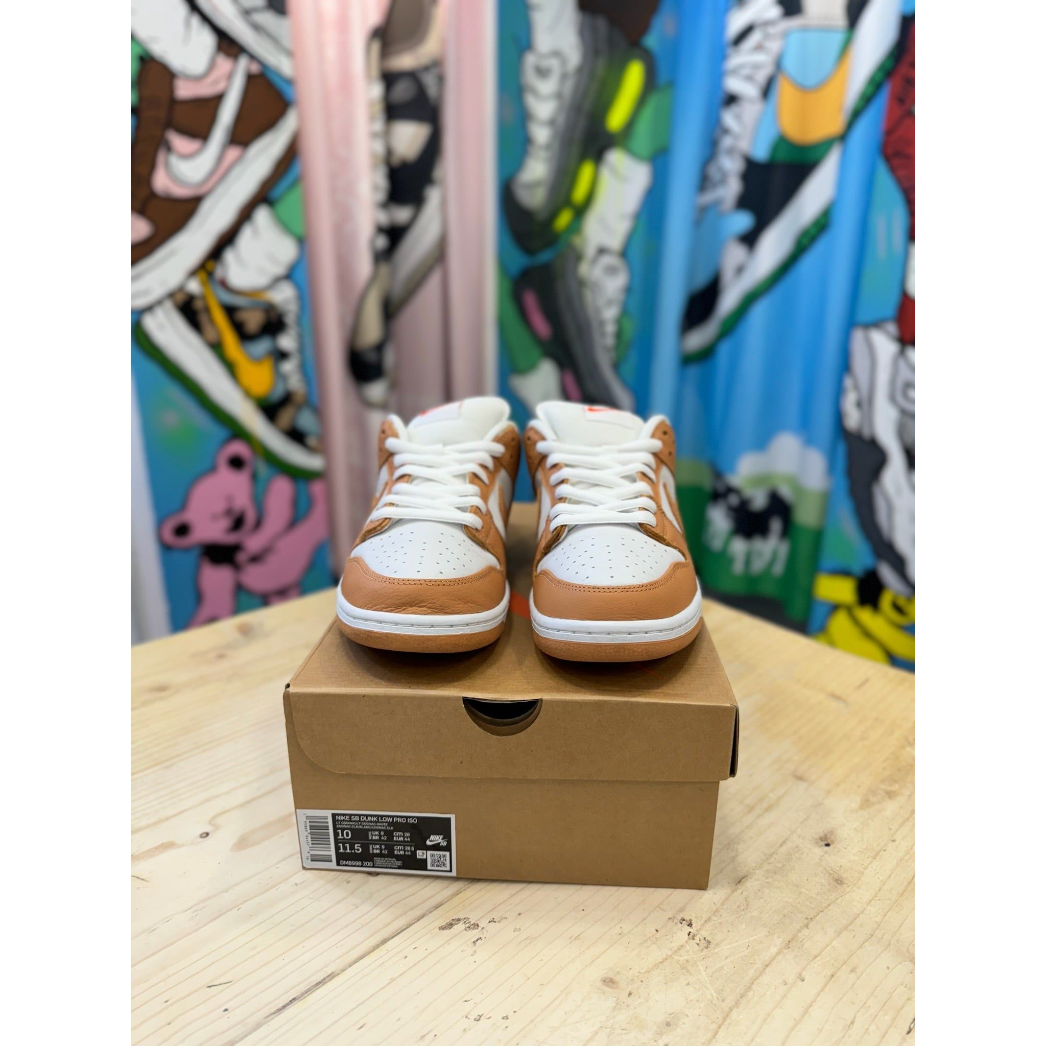 Nike SB Dunk Low Pro ISO Light Cognac UK 9 Nike KershKicks