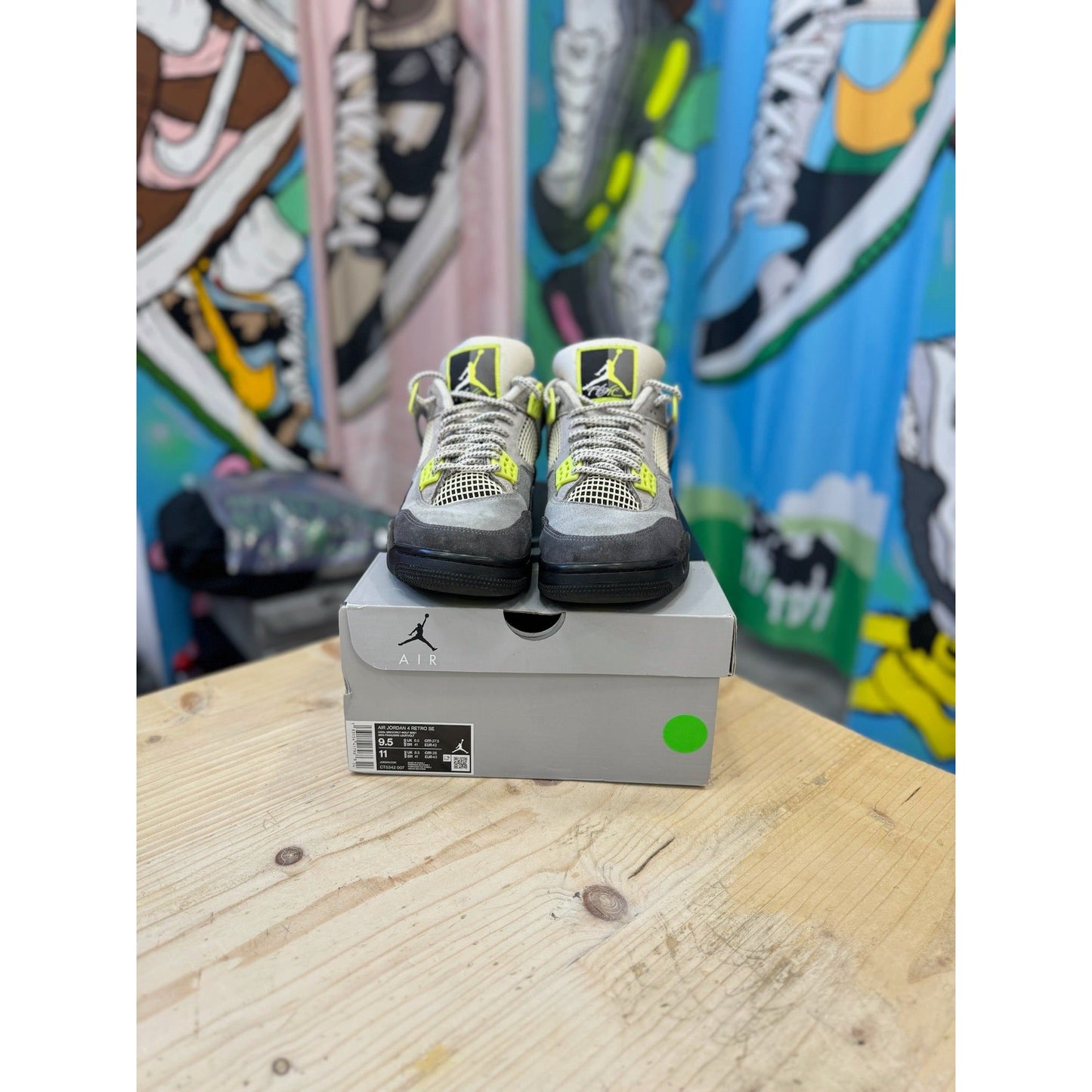 Jordan 4 Neon UK 8.5 by Nike in Uncategorized. Available at KershKicks for £215.00. A must-have for fans of Nike looking to elevate their style with this Kershkicked.