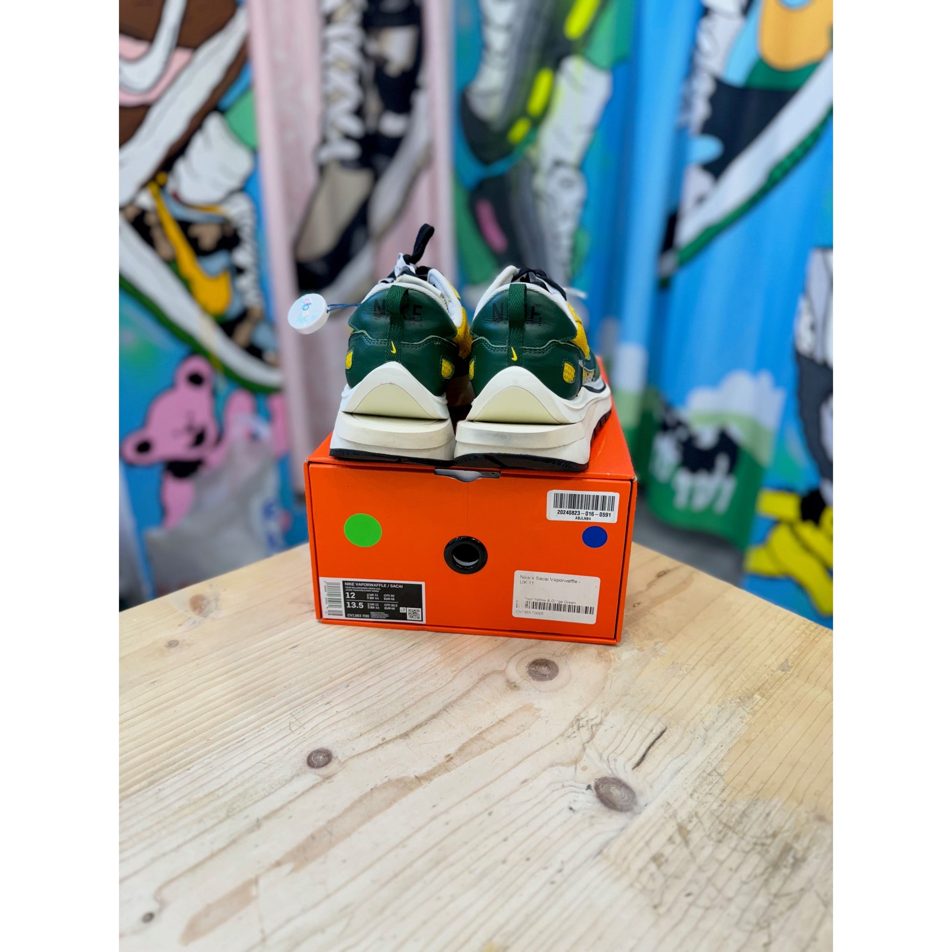 Nike Sacai Vaporrwaffle Tour Yellow UK 11 by Nike in Uncategorized. Available at KershKicks for £185.00. A must-have for fans of Nike looking to elevate their style with this Kershkicked.