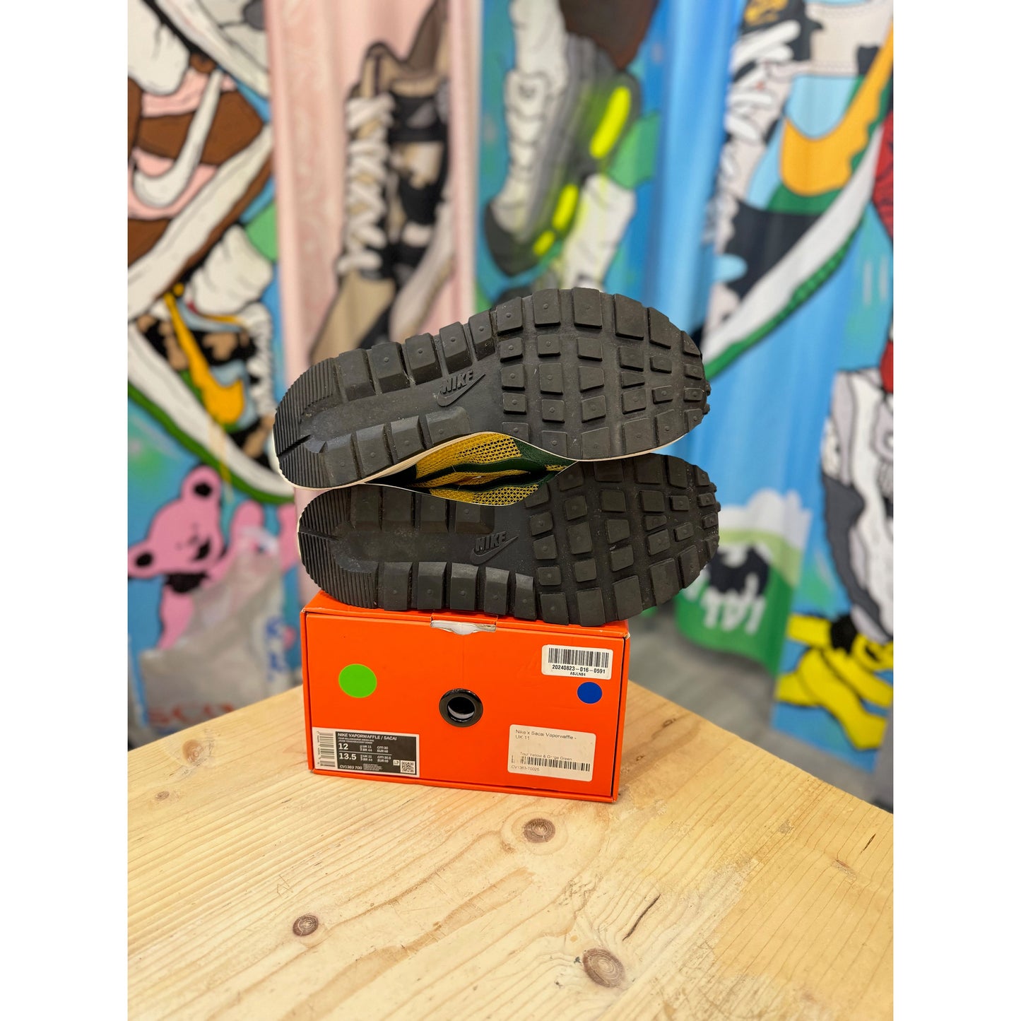 Nike Sacai Vaporrwaffle Tour Yellow UK 11 by Nike in Uncategorized. Available at KershKicks for £185.00. A must-have for fans of Nike looking to elevate their style with this Kershkicked.