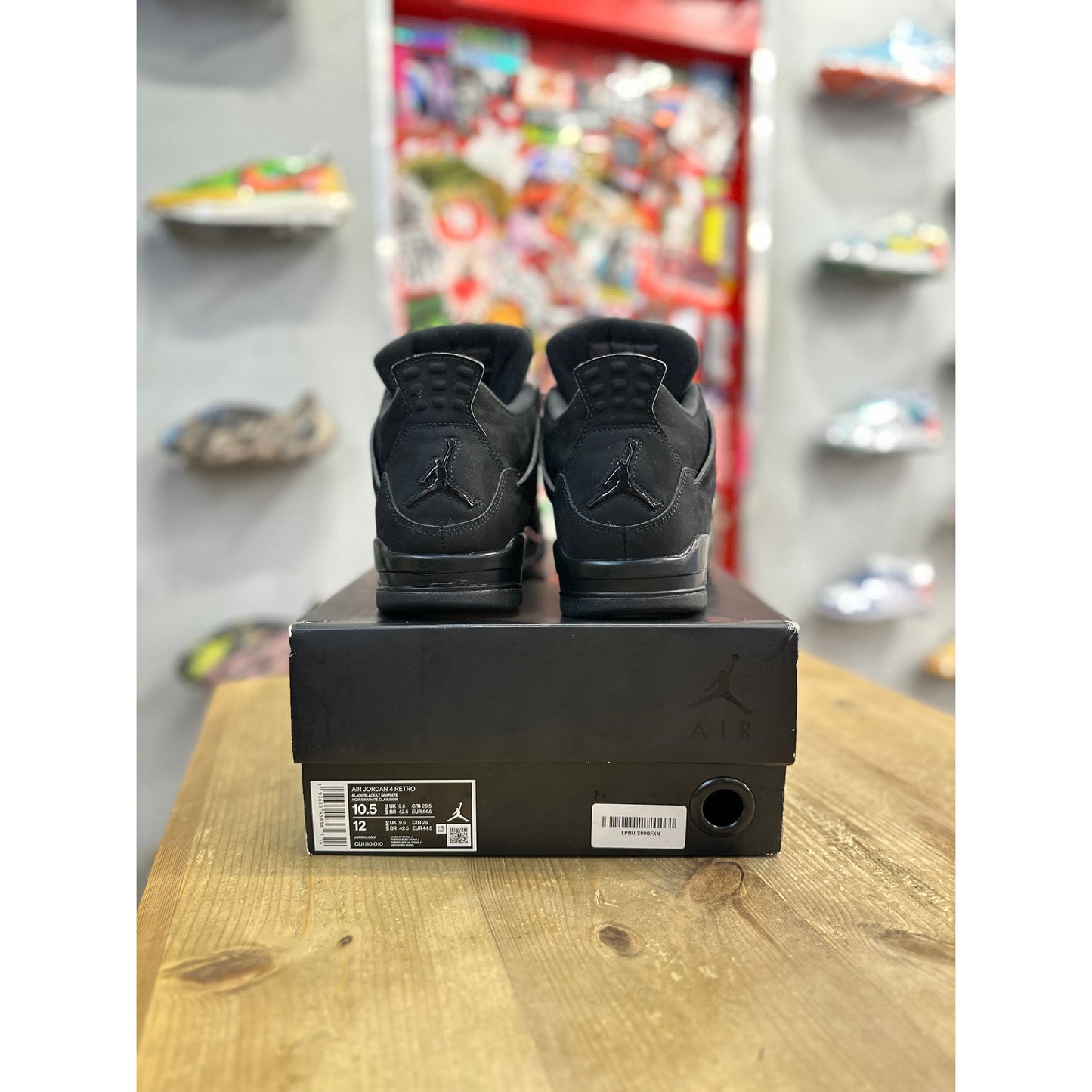 Jordan 4 Retro Black Cat (2020) UK 9.5