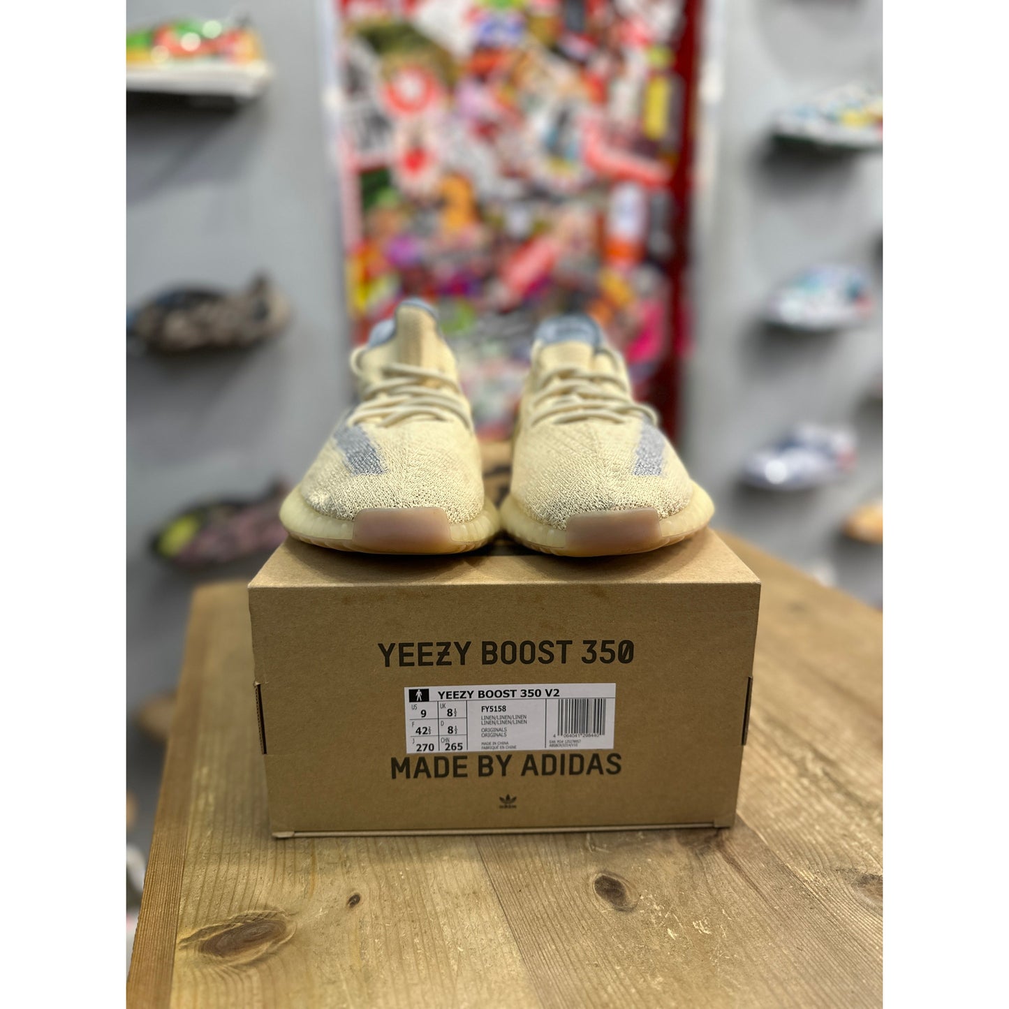 adidas Yeezy Boost 350 V2 Linen UK 8.5