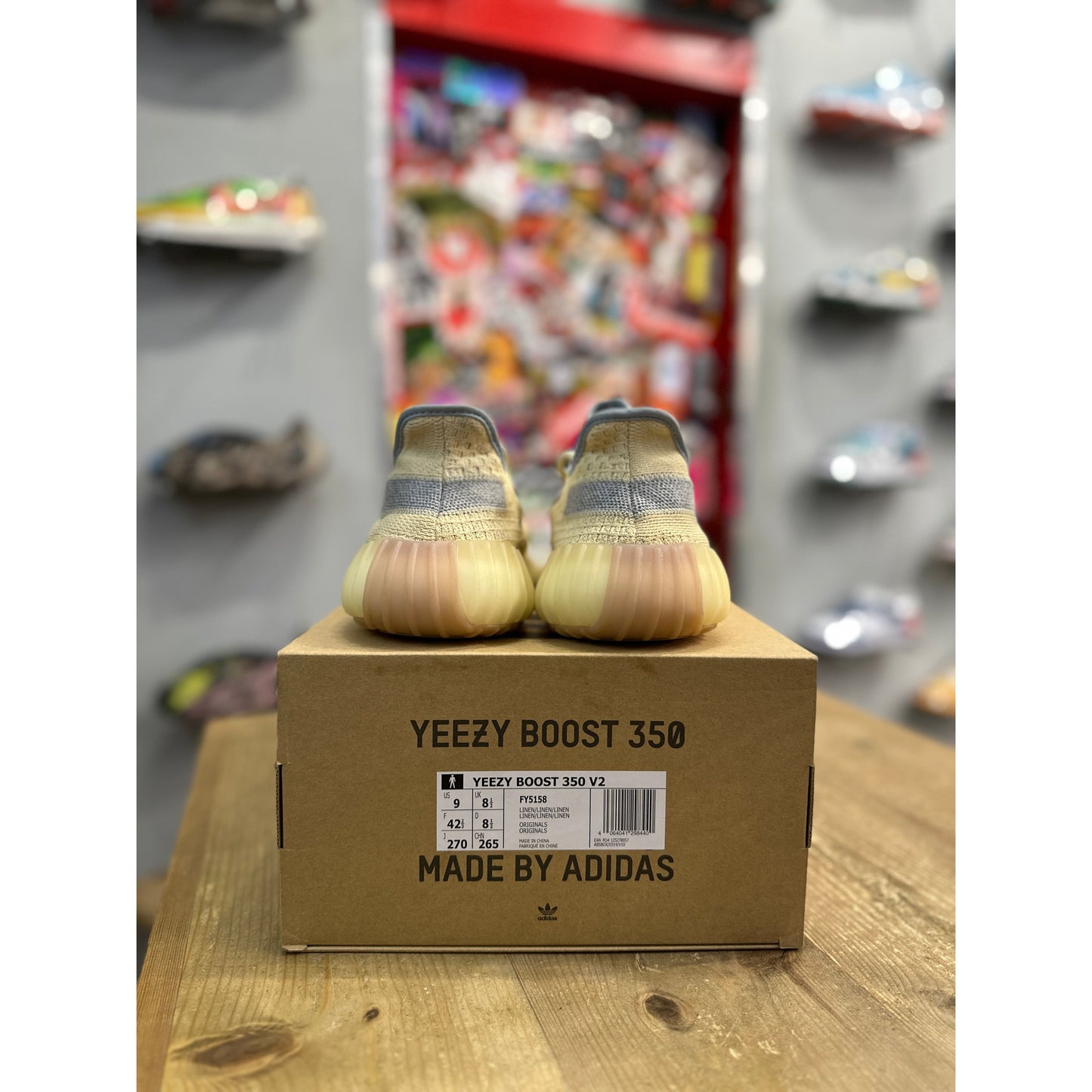 adidas Yeezy Boost 350 V2 Linen UK 8.5