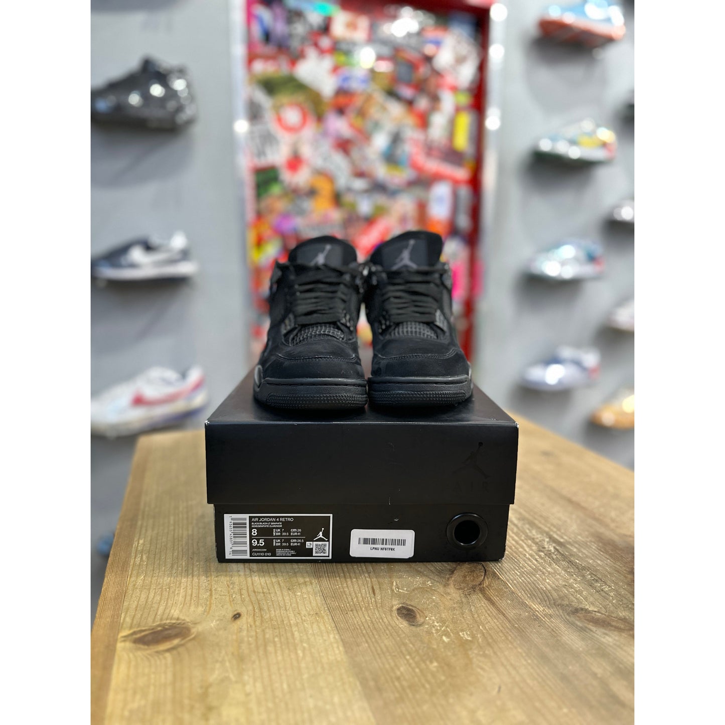 Jordan 4 Retro Black Cat (2020) UK 7