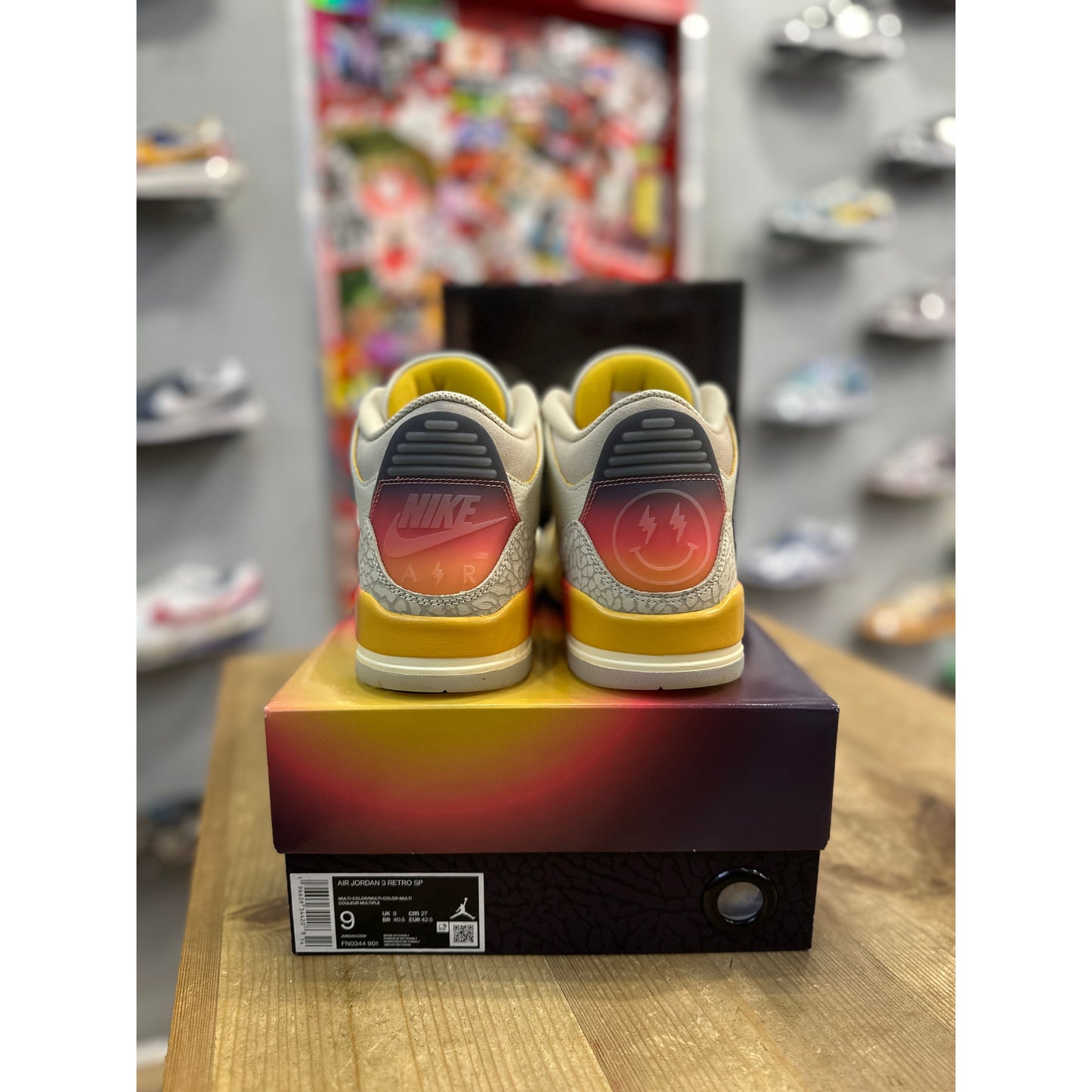 Jordan 3 Retro SP J Balvin Medellín Sunset UK 8