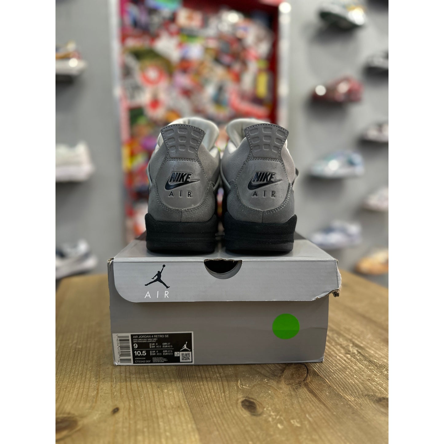 Jordan 4 Retro SE 95 Neon UK 8