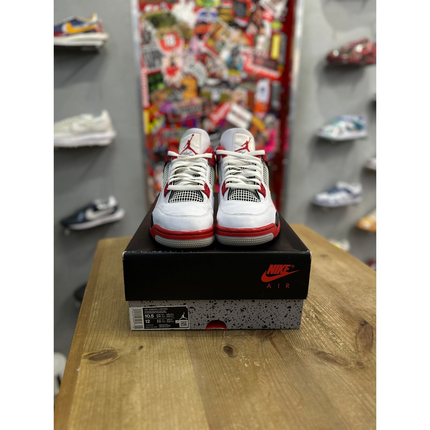 Jordan 4 Retro Fire Red (2020) UK 9.5