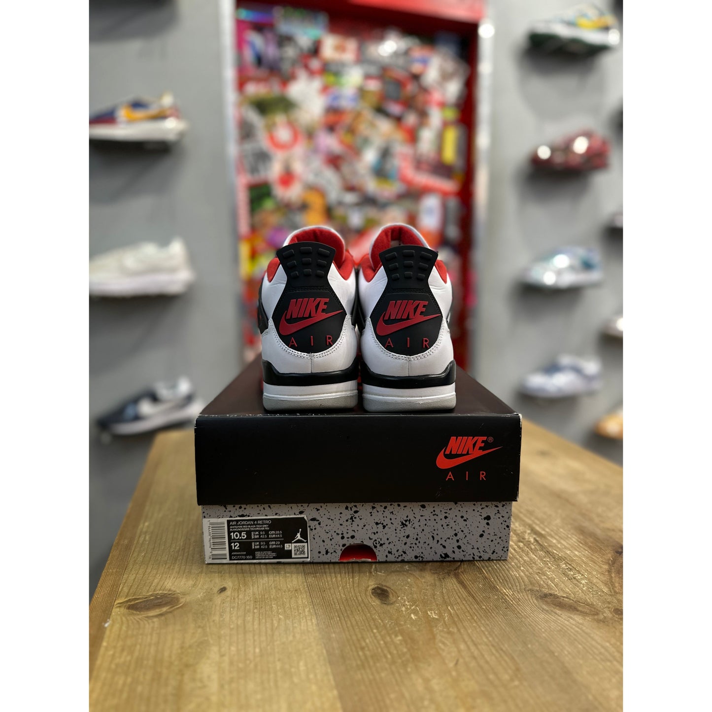 Jordan 4 Retro Fire Red (2020) UK 9.5