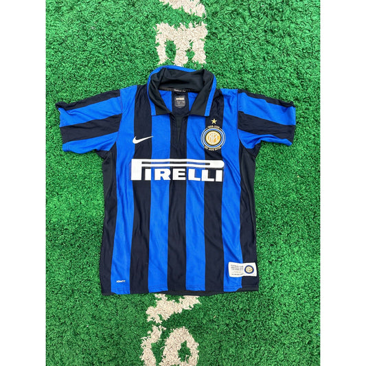 Inter Milan Home Shirt 1908/2008 100th Anniversary S 8/10 by KershKits in . Available at KershKicks for £65.00. A must-have for fans of KershKits looking to elevate their style with this Kits.