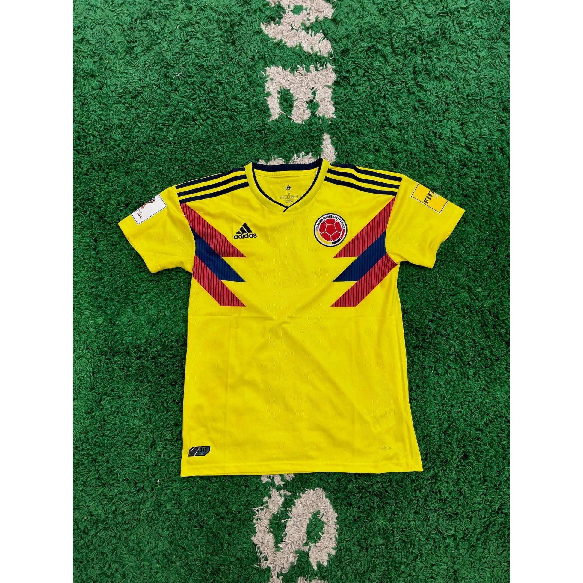 Colombia Home Shirt 2018/19 S 8/10 by KershKits in . Available at KershKicks for £50.00. A must-have for fans of KershKits looking to elevate their style with this Kits.