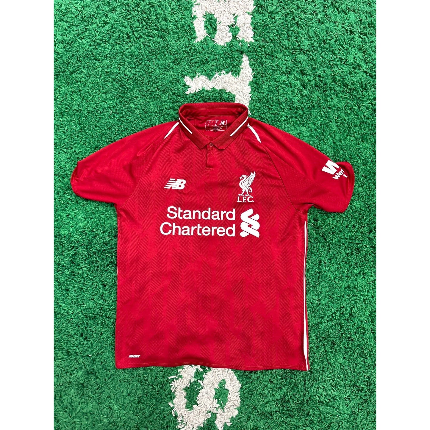 Liverpool Home Shirt 2018/19 S FIRMINO #9 8/10