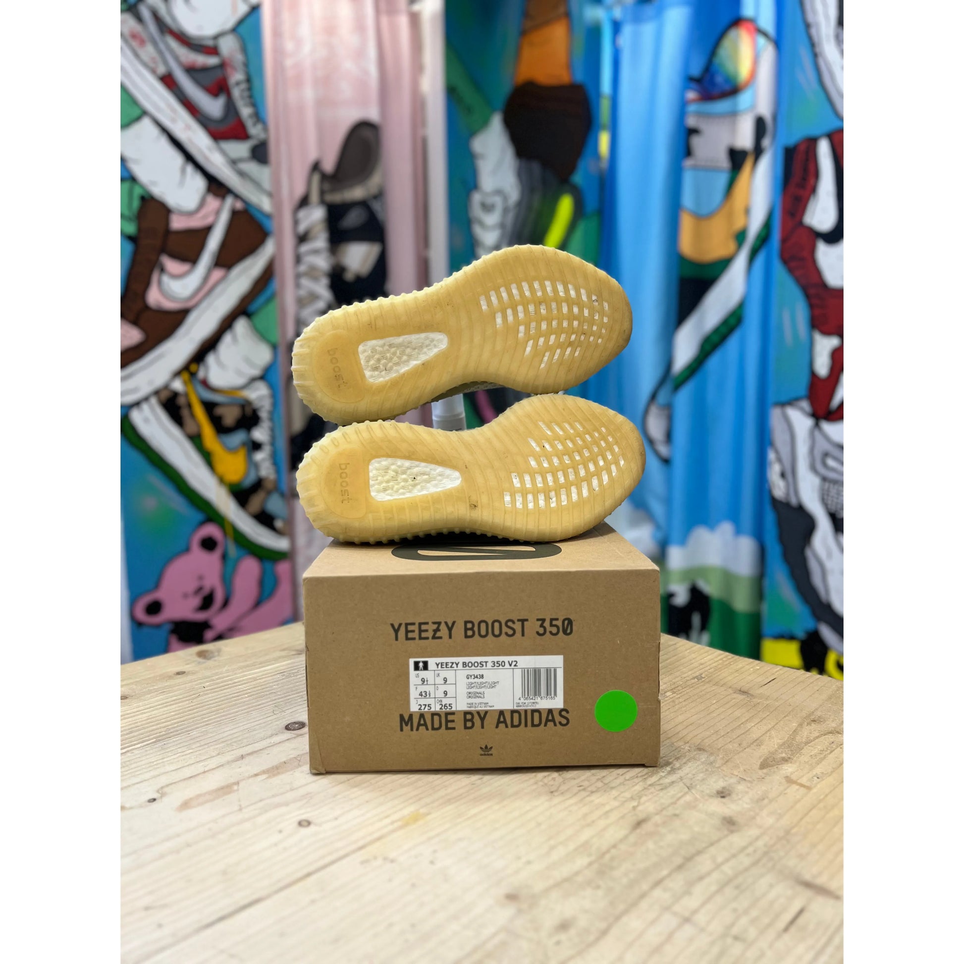 Yeezy 350 Light UK 9 by Yeezy in . Available at KershKicks for £115.00. A must-have for fans of Yeezy looking to elevate their style with this Kershkicked.