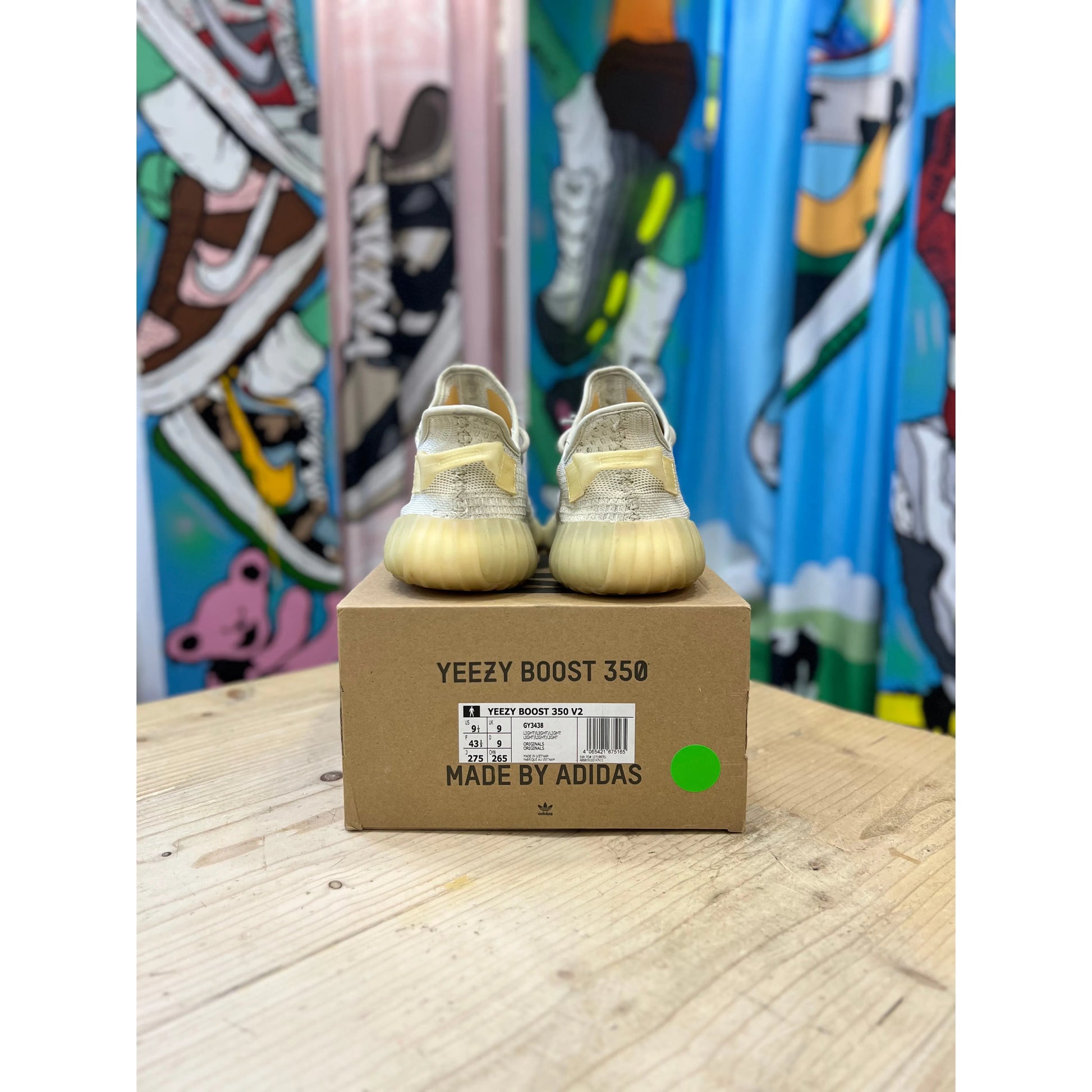 Yeezy 350 Light UK 9 by Yeezy in . Available at KershKicks for £115.00. A must-have for fans of Yeezy looking to elevate their style with this Kershkicked.