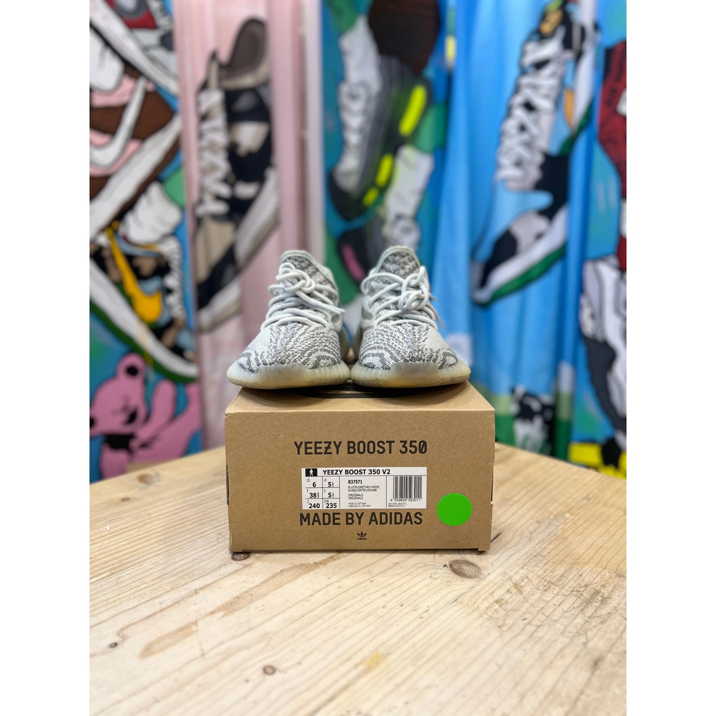 Yeezy 350 Blue Tint UK 5.5 by Yeezy in . Available at KershKicks for £115.00. A must-have for fans of Yeezy looking to elevate their style with this Kershkicked.