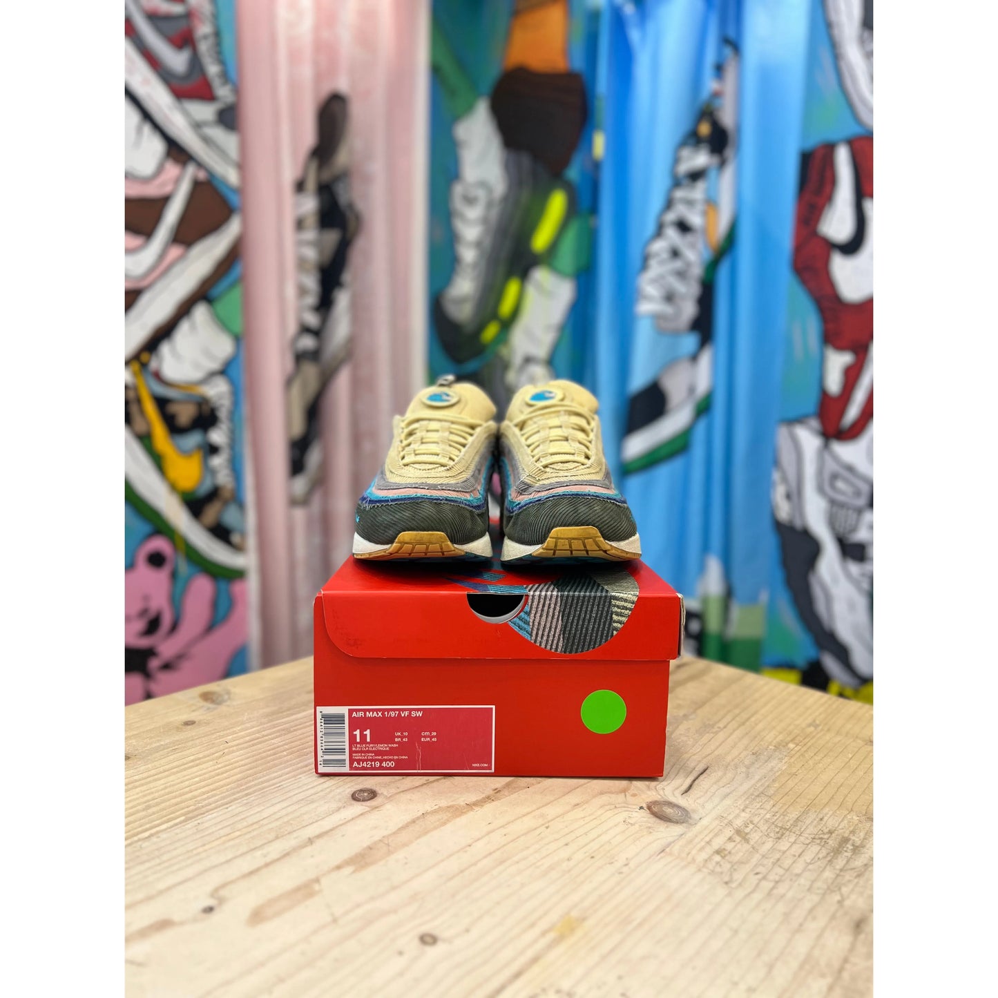 Air Max 97/1 Sean Wotherspoon Signed UK10 by Nike in Uncategorized. Available at KershKicks for £550.00. A must-have for fans of Nike looking to elevate their style with this Kershkicked.