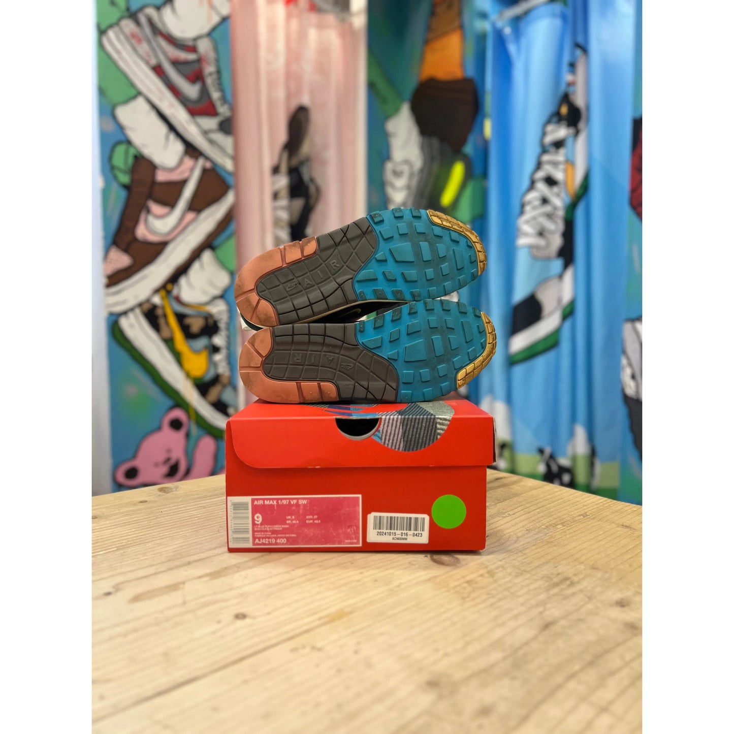 Nike Air Max 97/1 Sean Wotherspoon UK 8 by Nike in Uncategorized. Available at KershKicks for £525.00. A must-have for fans of Nike looking to elevate their style with this Kershkicked.