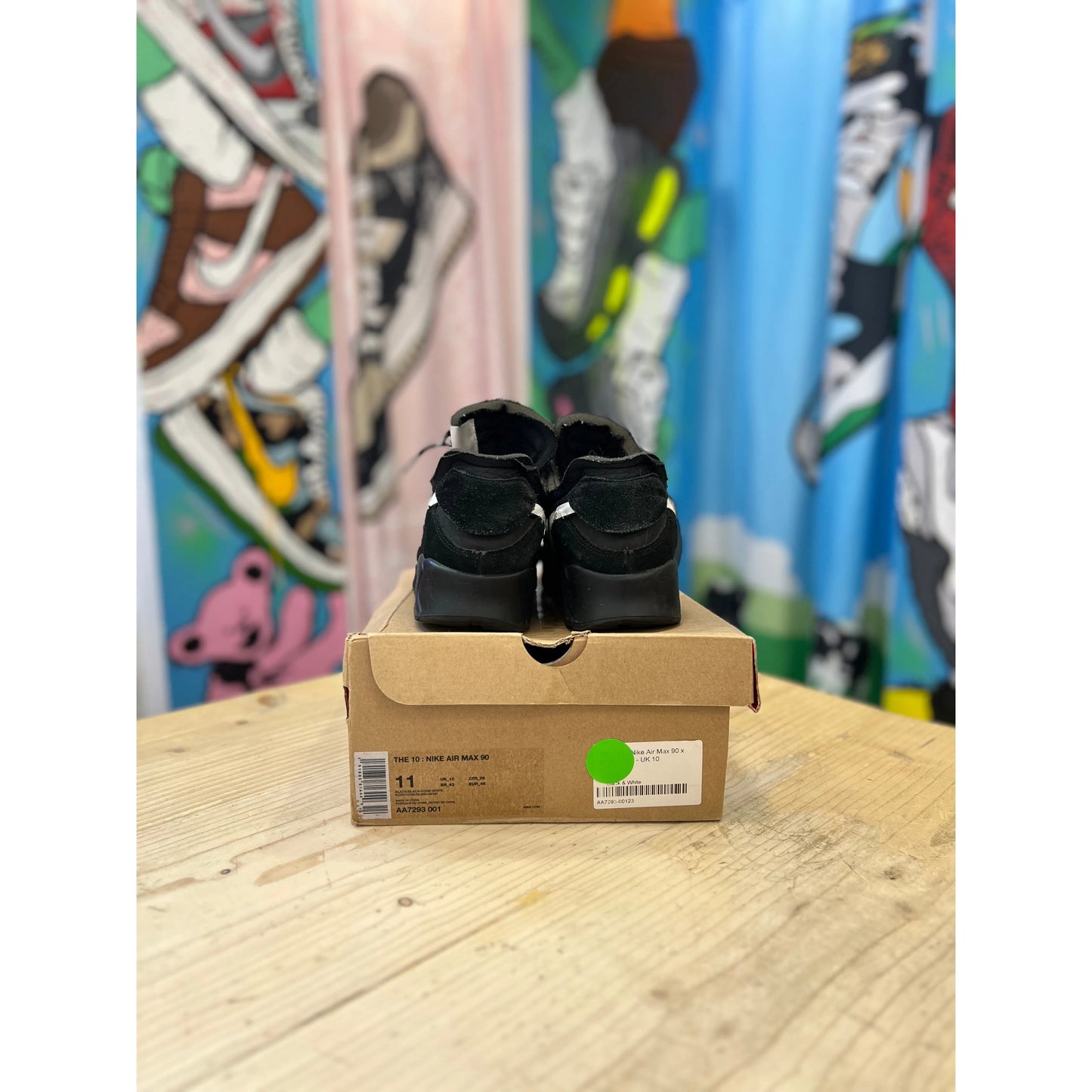 Air Max 90 Off White Black UK 10