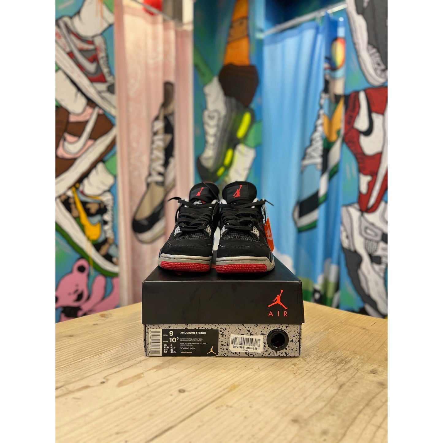 Jordan 4 Bred 2019 UK 8