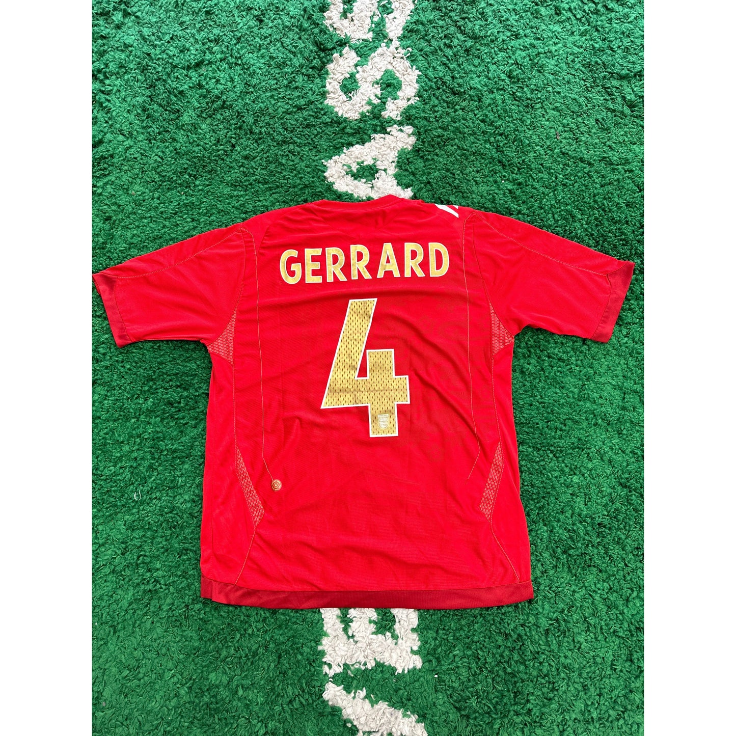 2006-08 England Away Shirt GERRARD #4 L by KershKits in Clothing. Available at KershKicks for £95.00. A must-have for fans of KershKits looking to elevate their style with this Kits.