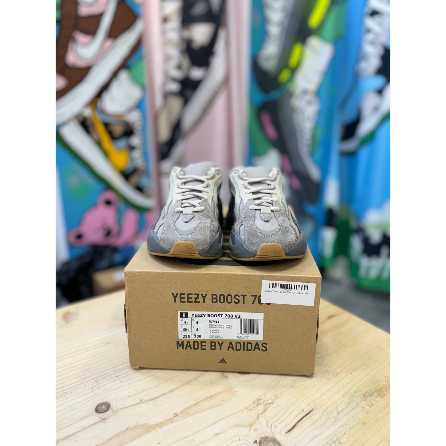 Yeezy 700 V2 Tephra UK 4 by Yeezy in Shoes. Available at KershKicks for £125.00. A must-have for fans of Yeezy looking to elevate their style with this Kershkicked.