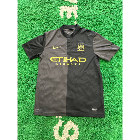 Manchester City 2013-14 Away Football Shirt M 8/10 by KershKits in Clothing. Available at KershKicks for £45.00. A must-have for fans of KershKits looking to elevate their style with this Kits.