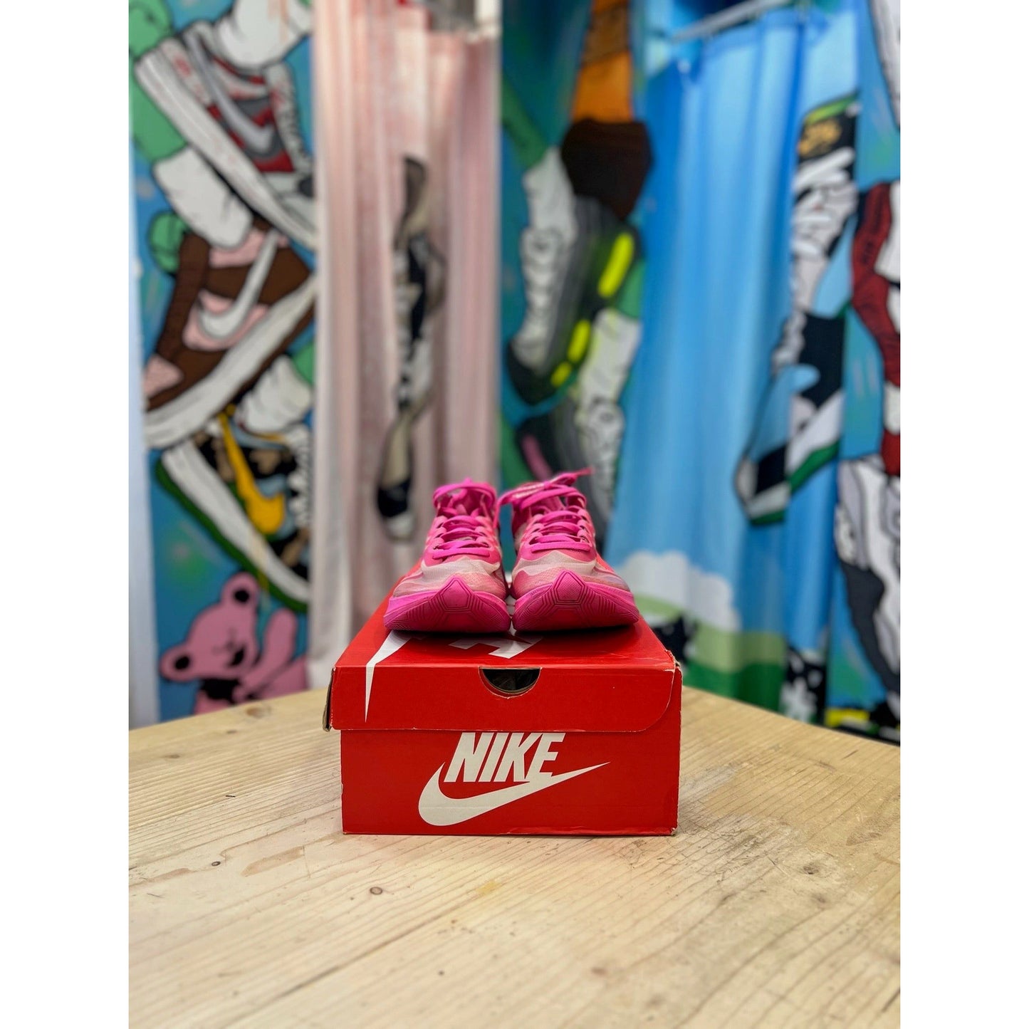 Nike x Off White Zoomfly Pink UK 7