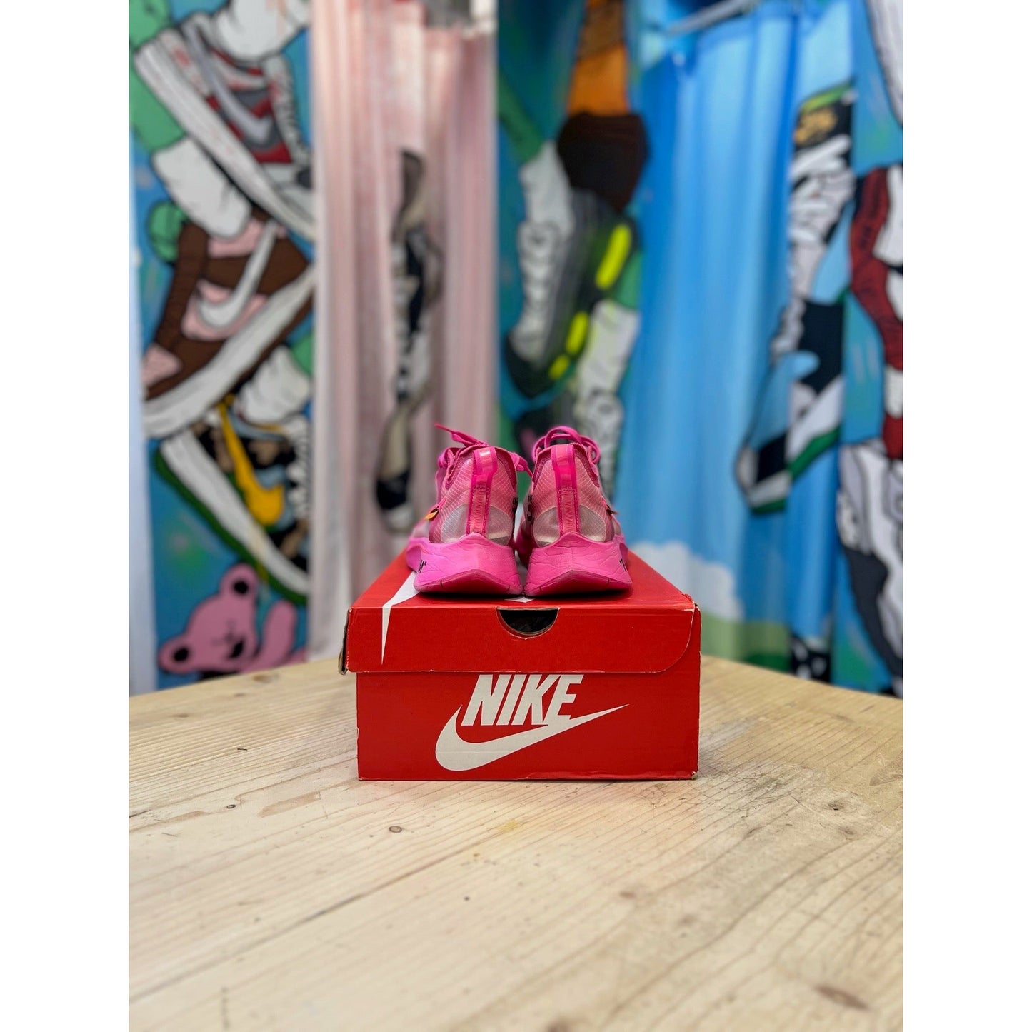 Nike x Off White Zoomfly Pink UK 7