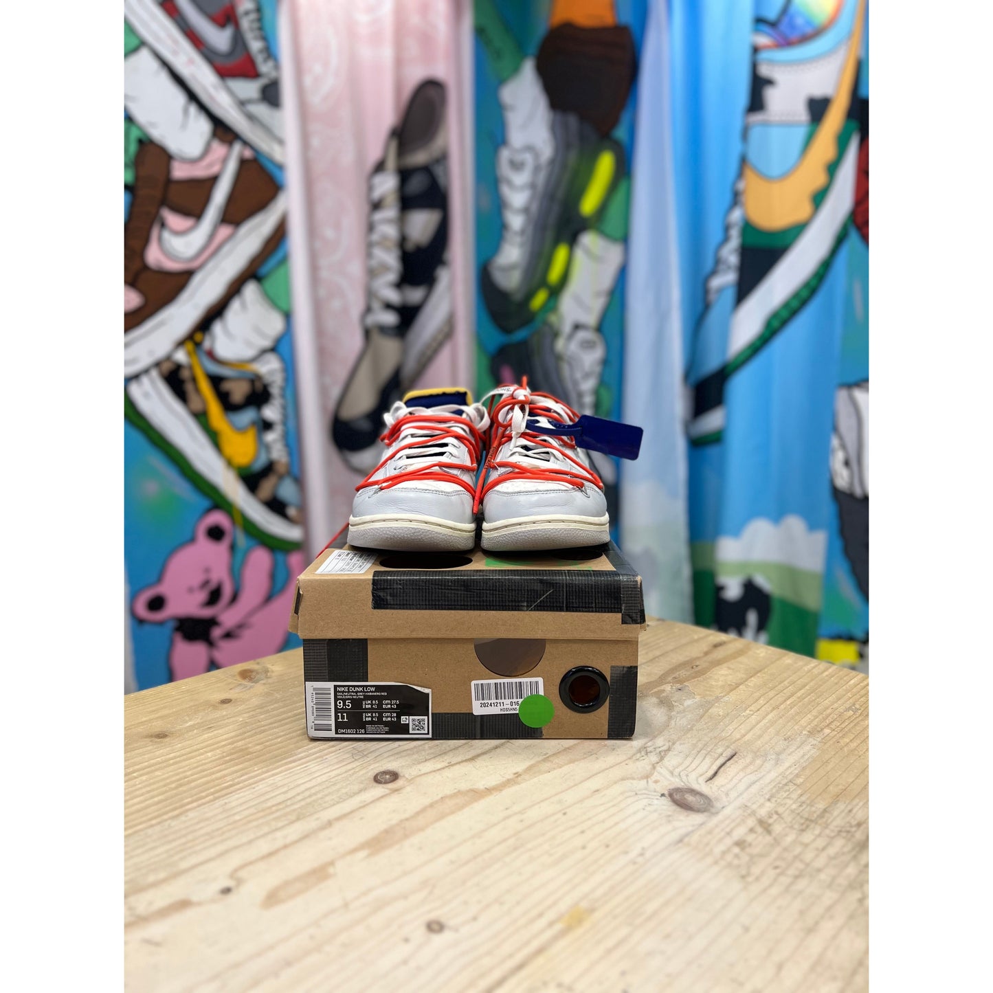 Nike Off White Dunk Lot 23 UK 8.5