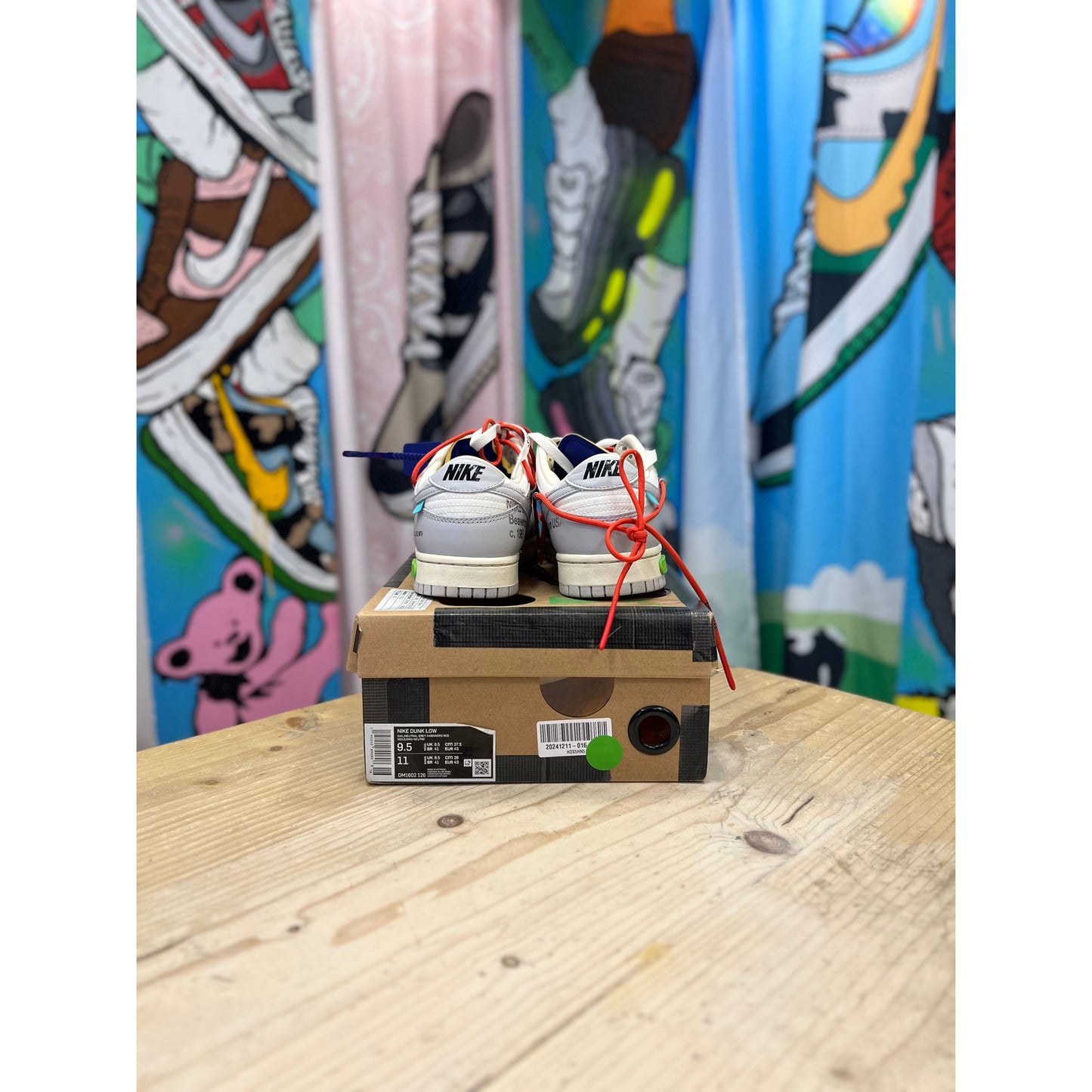 Nike Off White Dunk Lot 23 UK 8.5