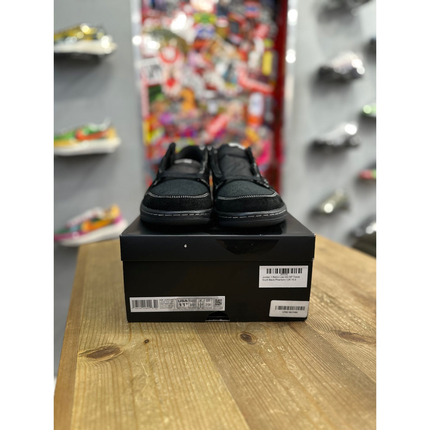 Jordan 1 Retro Low OG SP Travis Scott Black Phantom UK 10.5 by Jordan's in Uncategorized. Available at KershKicks for £750.00. A must-have for fans of Jordan's looking to elevate their style with this Kershkicked.