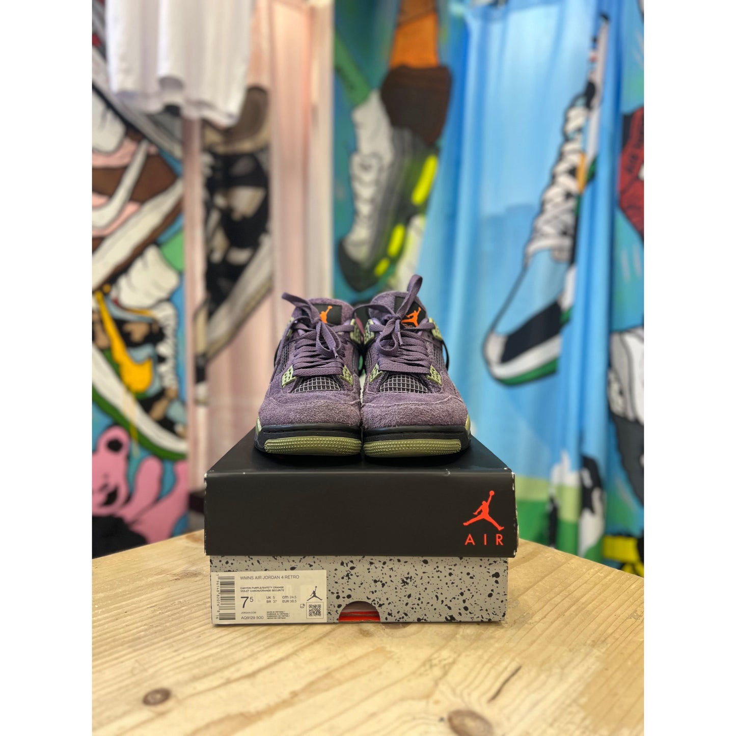 Jordan 4 Canyon Purple UK 5