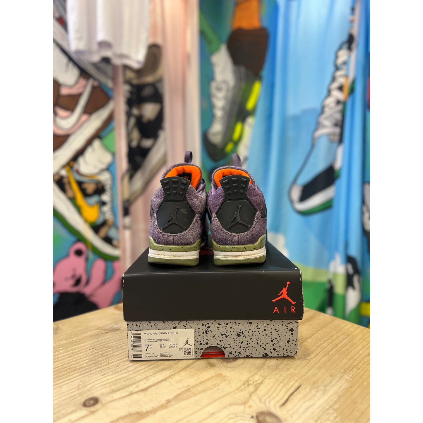 Jordan 4 Canyon Purple UK 5